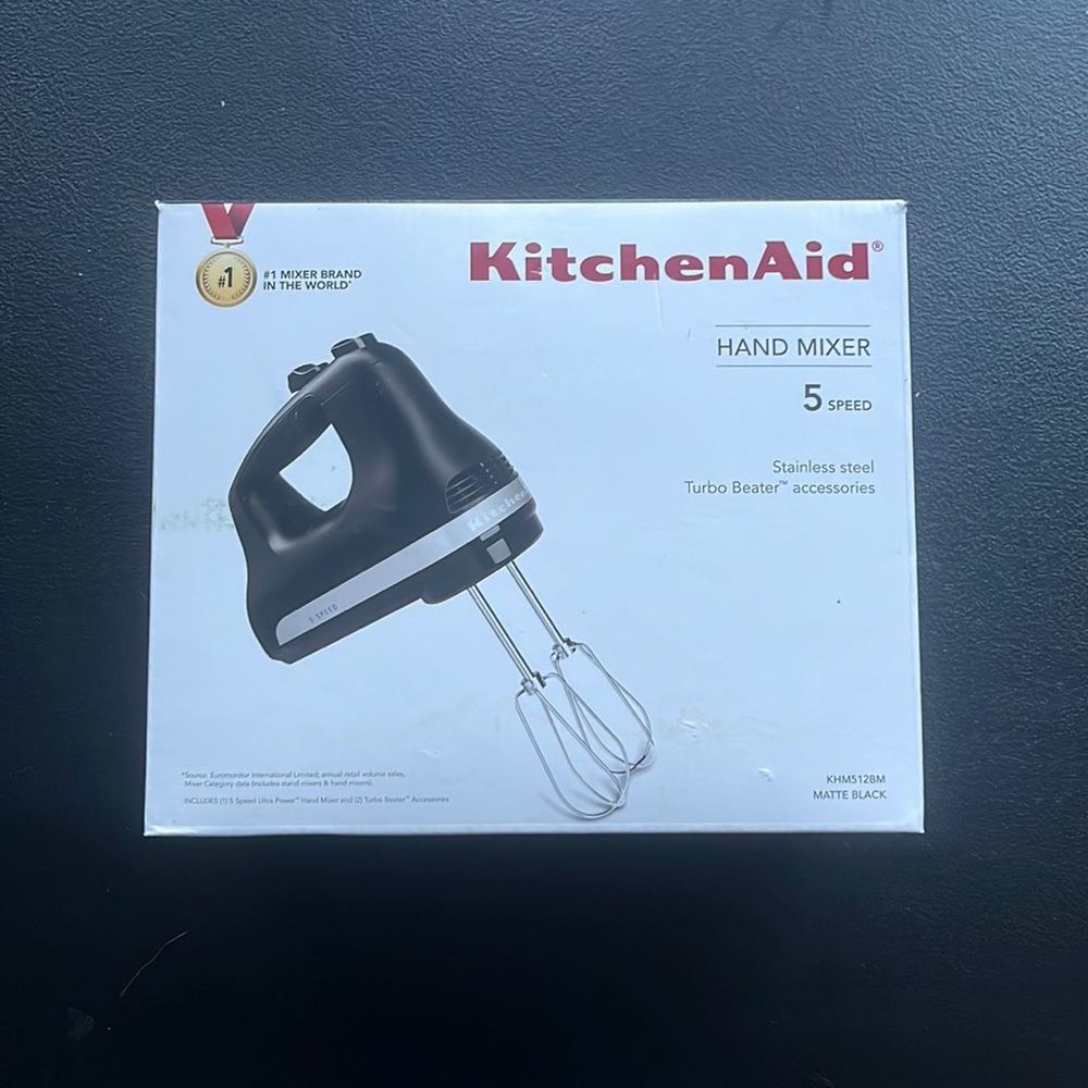 KitchenAid five speed handmixer